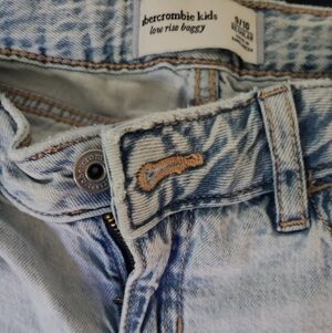 Abercrombie Kids Sky Blue Baggy Jeans